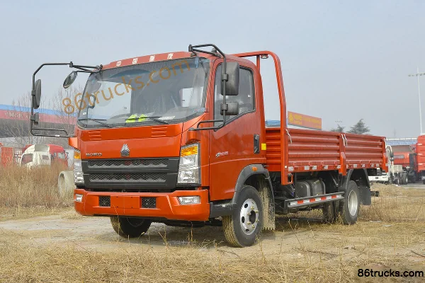 Sinotruk HOWO Tongshuai Lightweight 129hp 4X2(6 wheels) 4.165m Single-row Flatbed Light Truck Exterior (3) | 86Trucks
