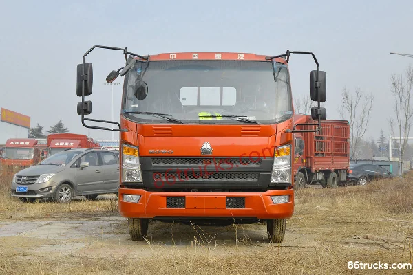 Sinotruk HOWO Tongshuai Lightweight 129hp 4X2(6 wheels) 4.165m Single-row Flatbed Light Truck Exterior (2) | 86Trucks
