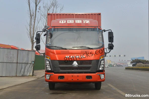 Sinotruk HOWO Tongsheng 130 ch 4X2(6 roues) 4,15 m camion fourgon à cabine simple Extérieur (2) | 86Trucks