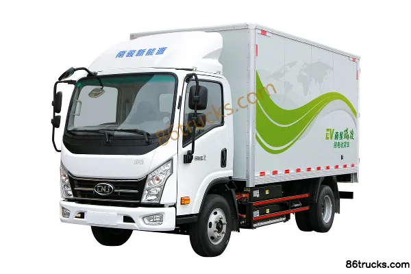 NanJun Ruijie D20EG 4,5T camion léger fourgon électrique pur à cabine simple 4,1 m 98,04 kWh 4X2(6 roues) Extérieur (2) | 86Trucks
