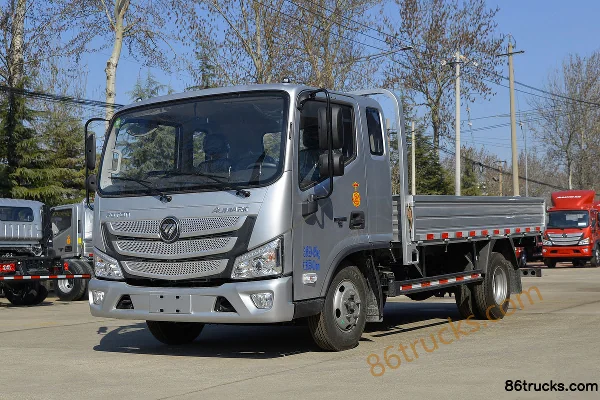 Foton Aumark S1 série 150 ch 4X2(6 roues) 3,83 m camion léger plateau cabine avancée Extérieur (3) | 86Trucks