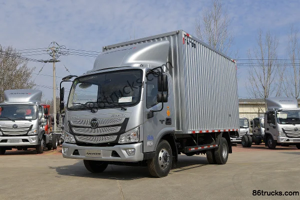 Foton Aumark S1 Series 156 hp 4X2(6 wheels) 4.14 m Single Row Van Light Truck (China VI) Exterior (3) | 86Trucks