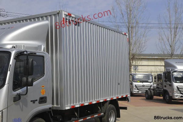 Foton Aumark S1 Series 156 hp 4X2(6 wheels) 4.14 m Single Row Van Light Truck (China VI) Body (1) | 86Trucks