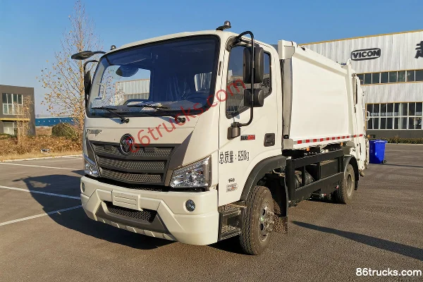 Foton Ruowo ES3 160hp 4X2(6 wheels) compression garbage truck (Huiqiang Vehicle) Exterior (3) | 86Trucks