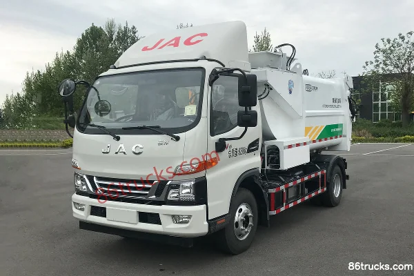 JAC Junling V6 160hp 4X2(6 wheels) Kitchen Waste Truck (China VI) (Huiqiang Vehicles) Exterior (3) | 86Trucks