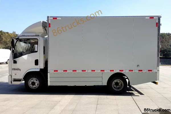 Zhongtong Bus Tianquan 4.5T 4.13m pure electric insulated truck (SHACMAN K3000) 89.128kWh 4X2(6 wheels) Exterior (2) | 86Trucks
