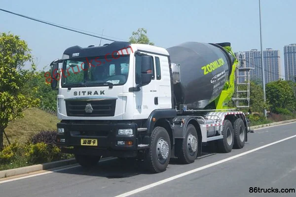 ZOOMLION ZOOMLION Sitrak Chassis concrete mixer truck