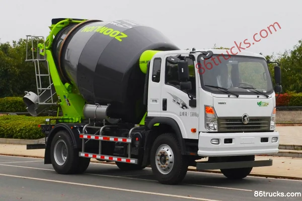 Sinotruk (formerly Sinotruk Wangpai) Wangpai 7 Series 185hp 4X2(6 wheels) 3.6m³ concrete mixer truck Exterior