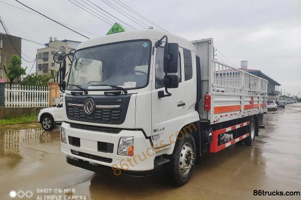 Dongfeng Commercial Vehicle Tianjin 210hp 4X2(6 wheels) 6.8m gas cylinder transport truck Exterior