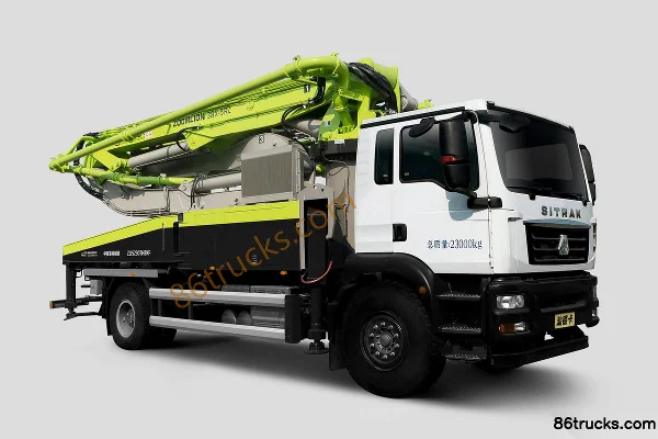 Sinotruk Sitrak SITRAK C7H 310hp 4X2(6 wheels) 38m Concrete Pump Truck (Zoomlion Brand) (China VI) Exterior