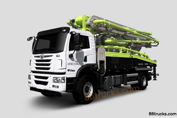 FAW Jiefang Qingdao HanV 320hp 4X2(6 wheels) 38m Concrete Pump Truck (Zoomlion Brand) Exterior