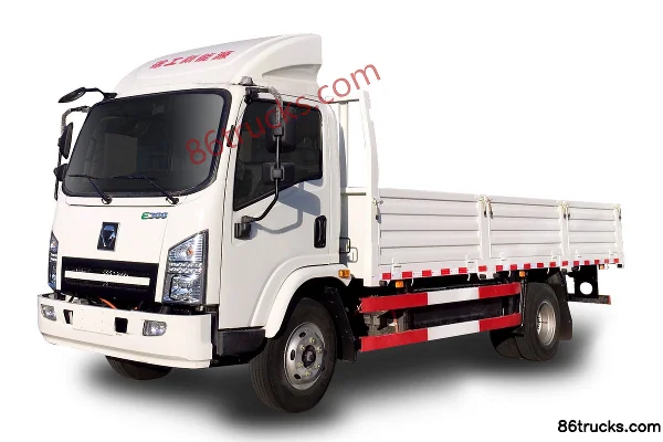 XCMG E300 8.28T 5.1m Single Row Electric Flatbed Light Truck 4X2(6 wheels) Exterior