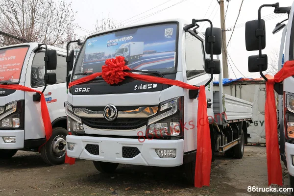 Dongfeng Kaipute K5-S Zhiyue Edition 120hp 4X2(6 wheels) 3.8m Single Row Flatbed Light Truck (China VI) Exterior (3) | 86Trucks