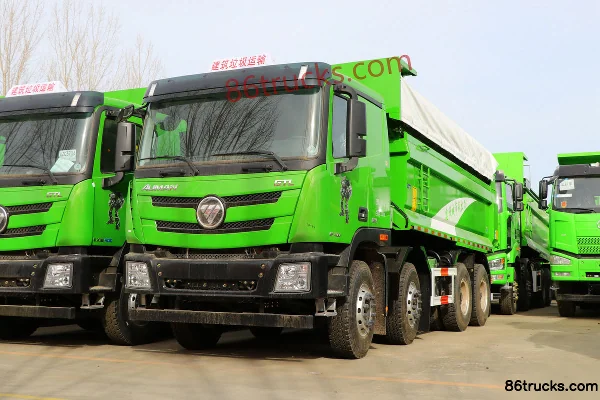 Foton AumanGTL Série 9 Camion lourd Édition Qualité 400 ch 8X4(12 roues) Camion benne 6,2 m Extérieur (2) | 86Trucks