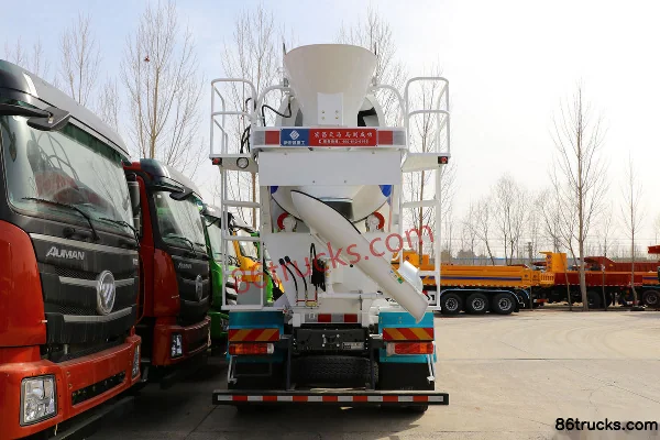 Sinotruk HOWO TX 350hp 8X4(12 wheels) 7.98m³ concrete mixer truck (Hongchang Tianma brand) Exterior (3) | 86Trucks