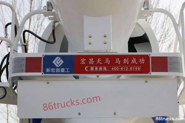 Sinotruk HOWO TX 350hp 8X4(12 wheels) 7.98m³ concrete mixer truck (Hongchang Tianma brand) Body (2) | 86Trucks