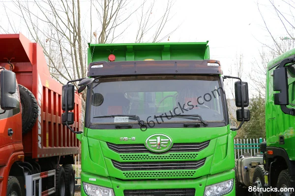 FAW Jiefang Qingdao HanV Heavy Truck 2.0 340 ch 8X4(12 roues) 5.8m Camion Benne Extérieur (3) | 86Trucks