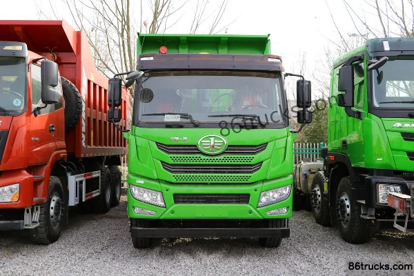 FAW Jiefang Qingdao HanV Heavy Truck 2.0 340 ch 8X4(12 roues) 5.8m Camion Benne Extérieur (2) | 86Trucks