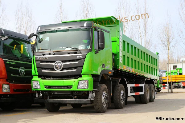 Foton Auman GTL 9 Series Heavy Truck Southwest Edition 560hp 8X4(12 wheels) 8.2m Dump Truck Exterior (3) | 86Trucks