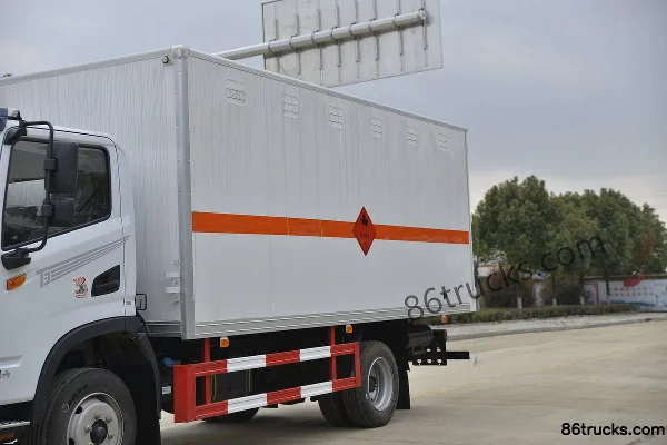 Dongfeng T3 165hp 4X2(6 wheels) 5.13m Flammable Gas Van Transport Truck (China VI) (Chengliwei Brand) Body (1) | 86Trucks