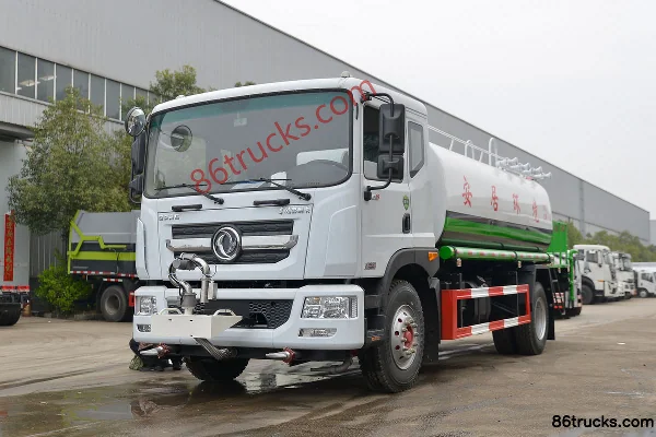 Dongfeng Duolika D9 230 hp 4X2(6 wheels) Green Sprinkler Truck (Chufei Brand) (China VI) Exterior (3) | 86Trucks