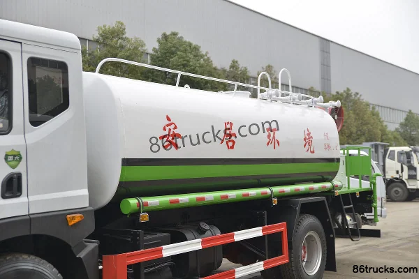 Dongfeng Duolika D9 230 hp 4X2(6 wheels) Green Sprinkler Truck (Chufei Brand) (China VI) Body (1) | 86Trucks