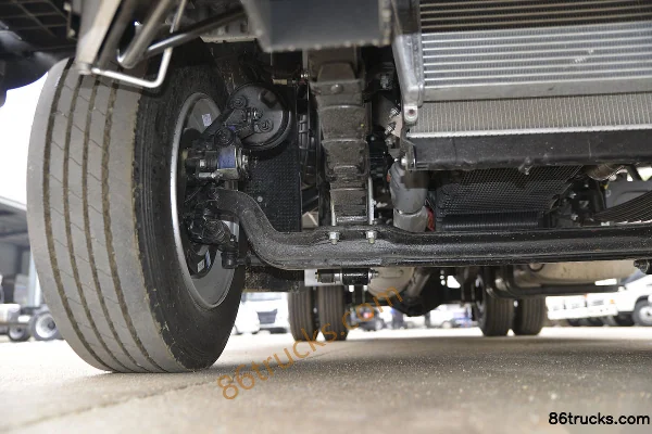 JAC Shuailing Q7 160 ch 4X2(6 roues) camion frigorifique 5,175 m Châssis (2) | 86Trucks