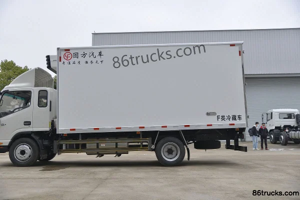 JAC Shuailing Q7 160 ch 4X2(6 roues) camion frigorifique 5,175 m Carrosserie (3) | 86Trucks