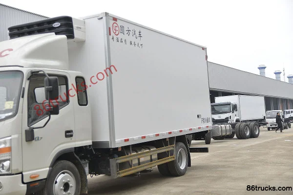 JAC Shuailing Q7 160 ch 4X2(6 roues) camion frigorifique 5,175 m Carrosserie (1) | 86Trucks