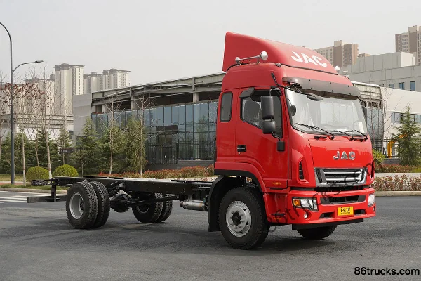 JAC Dewos V9 220 hp 4X2(6 wheels) 4.845m semi-row flatbed cargo truck Exterior