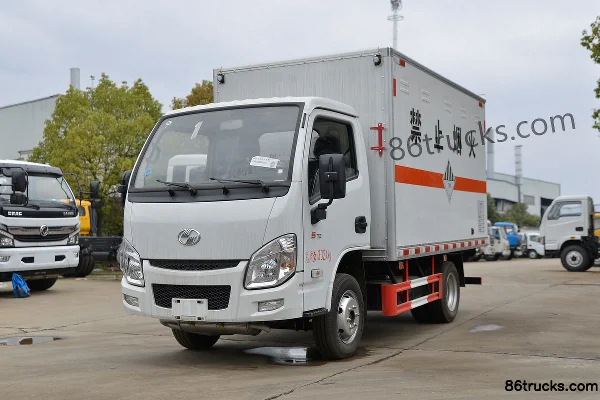 Yuejin Fuyun S70 113hp 4X2(6 wheels) miscellaneous dangerous goods van truck (Chenglongwei)(China VI) Exterior (3) | 86Trucks
