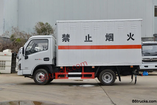 Yuejin Fuyun S80 113hp 4X2(6 wheels) miscellaneous dangerous goods van truck (Chenglongwei)(China VI) Exterior (3) | 86Trucks