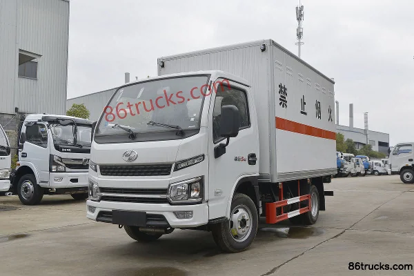 Yuejin Fuyun S80 113hp 4X2(6 wheels) miscellaneous dangerous goods van truck (Chenglongwei)(China VI) Exterior (2) | 86Trucks