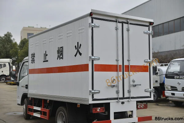 Yuejin Fuyun S80 113hp 4X2(6 wheels) miscellaneous dangerous goods van truck (Chenglongwei)(China VI) Body (3) | 86Trucks