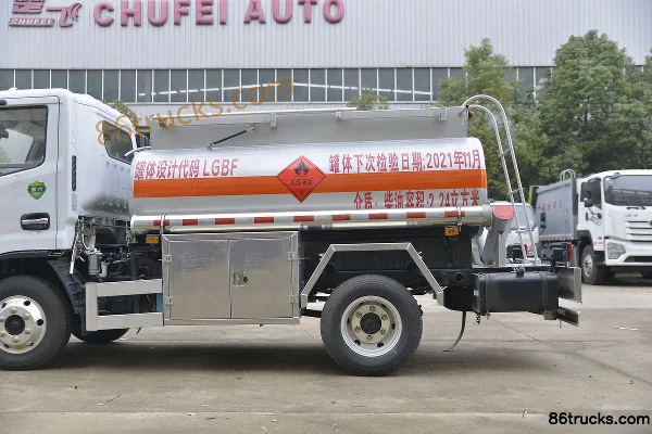 Dongfeng Duolika D5 115 hp 4X2(6 wheels) fuel tanker truck (Chufei brand) (China VI) Body (2) | 86Trucks