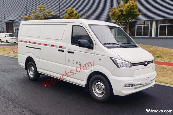 New Gonow Shuailing 2021 Model 3.2T 4.865m pure electric van 49.92kWh Exterior (2) | 86Trucks