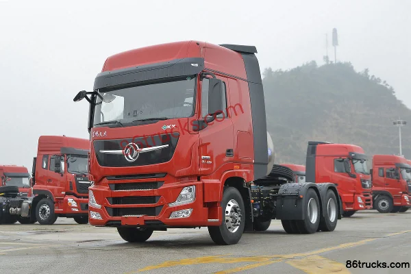 Dongfeng Commercial Vehicle Tianlong Flagship KX 500hp 6X4(10 wheels) LNG tractor truck (axle ratio 3.42)(China VI) Exterior (3) | 86Trucks