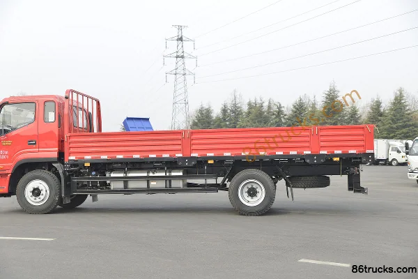 JAC Dewos Q9 195 hp 4X2(6 wheels) 6.78m Single Row Flatbed Cargo Truck (China VI) Body (1) | 86Trucks
