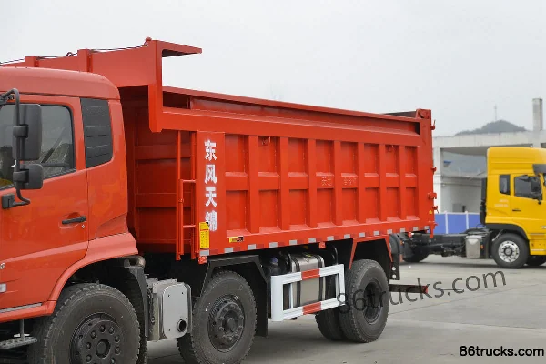 Dongfeng Tianjin LNG 220 hp 6X2(8 wheels) 5.6m LNG dump truck (China VI) Body (1) | 86Trucks