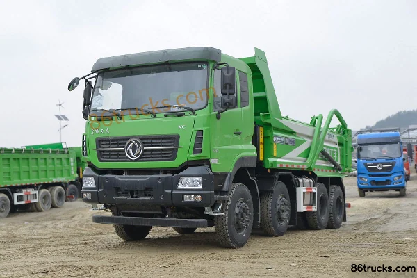 Dongfeng Commercial Vehicle Tianlong KC Heavy Truck 350hp 8X4(12 wheels) 6m dump truck (flat top) Exterior (3) | 86Trucks