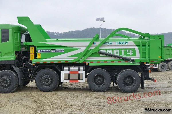 Dongfeng Commercial Vehicle Tianlong KC Heavy Truck 350hp 8X4(12 wheels) 6m dump truck (flat top) Body (2) | 86Trucks