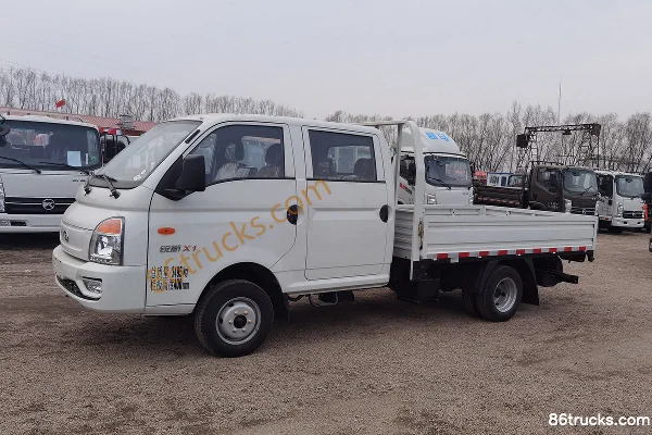 Kama Ruihang X1 2.0L 122 ch 4X2(6 roues) CNG 2,94 m double cabine plateau micro camion Extérieur (2) | 86Trucks