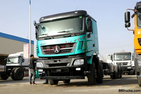 Beiben V3 Series Heavy Truck 336 hp 6X4(10 wheels) 7m Flatbed Cargo Truck Exterior (3) | 86Trucks