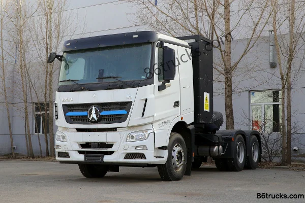 Beiben V3 Heavy Truck 25T 6X4(10 wheels) Pure Electric Tractor Truck Exterior (3) | 86Trucks