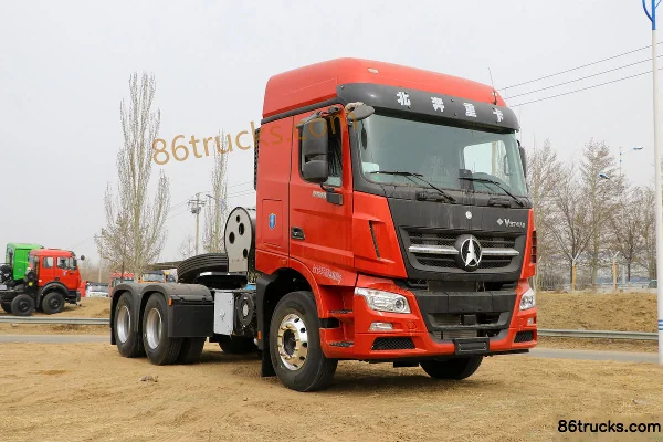 Beiben Truck V3ET Heavy Truck Elite 460hp 6X4(10 wheels) LNG Tractor Truck (China VI) Exterior