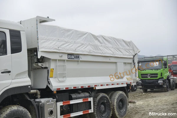 Dongfeng Commercial Vehicle Tianlong KC heavy truck 350 hp 6X4(10 wheels) 5.4m dump truck Body (1) | 86Trucks