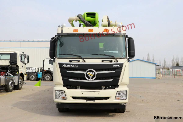 Foton Auman GTL 430 hp 8X4(12 wheels) L9 56m Concrete Pump Truck (Leisa Brand) Exterior (2) | 86Trucks