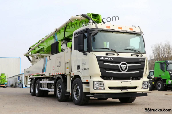 Foton Auman GTL 430 hp 8X4(12 wheels) L9 56m Concrete Pump Truck (Leisa Brand) Exterior