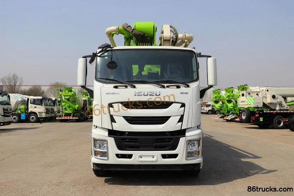 Foton Loxa L10 520 ch 8X4(12 roues) Camion pompe à béton 58 m (châssis Isuzu) (China VI) Extérieur (2) | 86Trucks