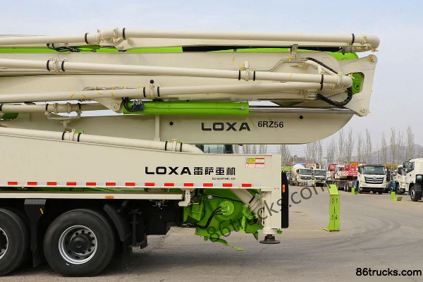 Foton Auman GTL 430 hp 8X4(12 wheels) L9 56m Concrete Pump Truck (Leisa Brand) Body (3) | 86Trucks